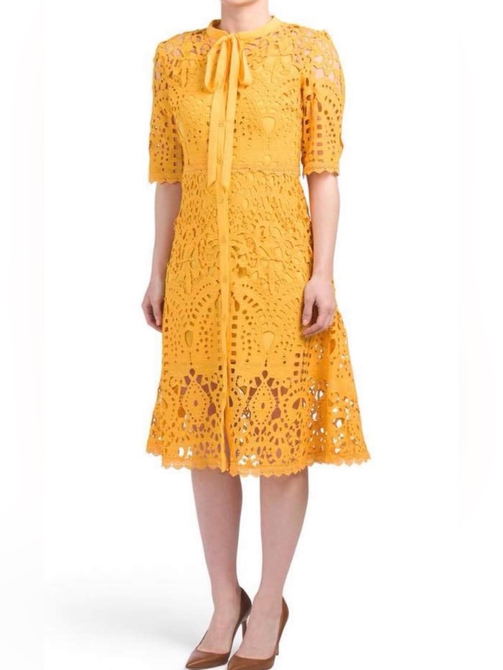 FEW MODA Lace Dress with Bow